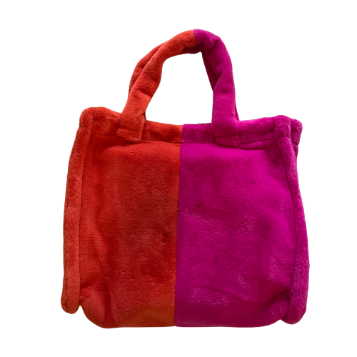 Tas Fluffy - Rood-roze