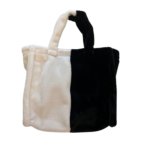Tas Fluffy - Zwart-wit